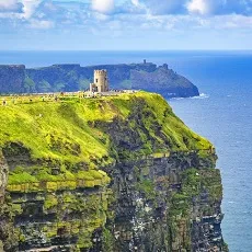 Cliffs of Moher and Atlantic Edge Ocean Walk Galway City